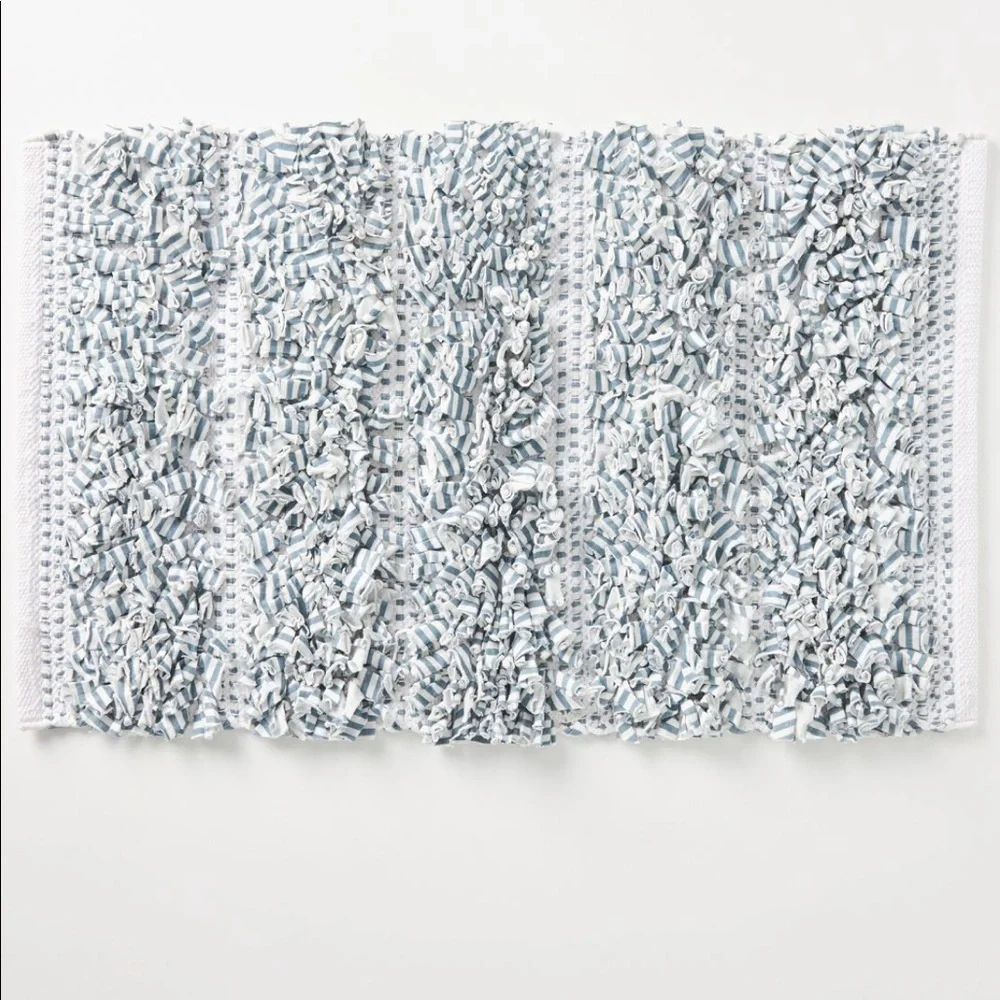 Anthropologie Textured Jersey Bath Mat NWOT